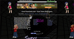 Desktop Screenshot of cool-teenchat.com