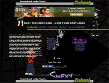 Tablet Screenshot of cool-teenchat.com